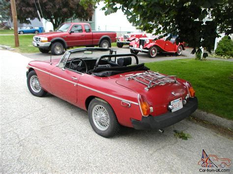 1976 Mgb Red Great Driver Wire Wheels With Many New Parts