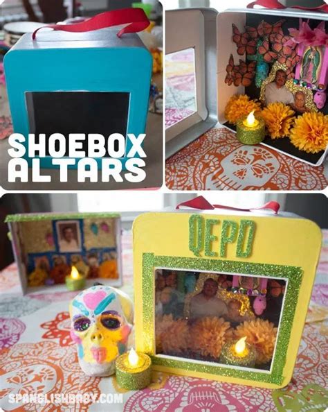 Day Of The Dead Shoebox Altar Plus 15 Easy Day Of The Dead Crafts For