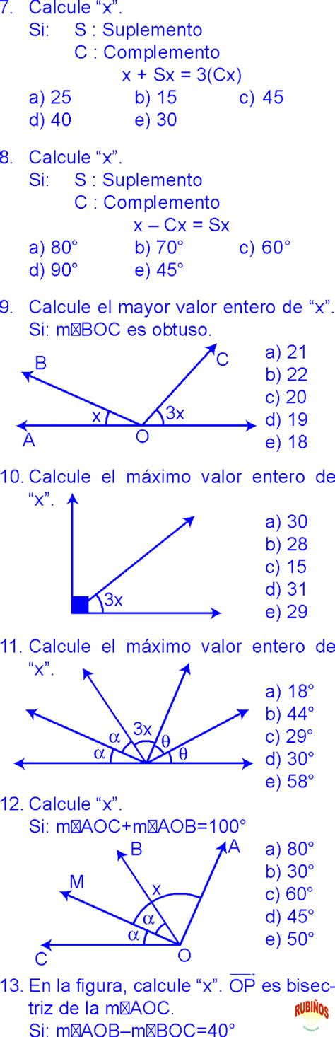 Angulo Adyacente Cuanto Mide Lescen