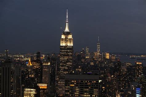 View Of Empire State Building At Night Picture Of Bar