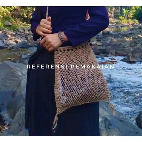 Jual KODE SE Tas Etnik Koja BESAR Khas Suku Baduy Handmade Rotan