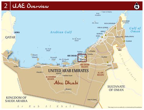 Large Detailed Overview Map Of UAE With Roads Cities And Airports