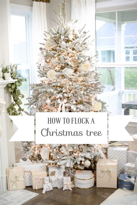 How To Flock A Christmas Tree Easy Diy Steps