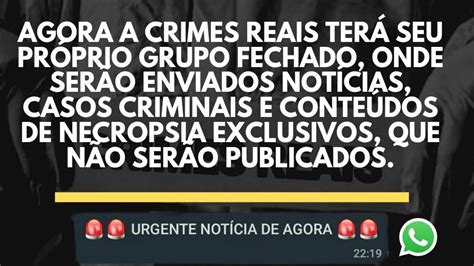 Crimes Reais On Twitter Rt Crimesreais Venha Receber Not Cias De