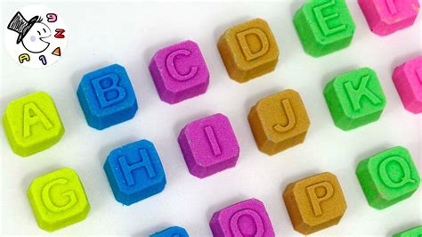 Abc Song For Kids Children Toddler Kinetic Sand Alphabet Learning A