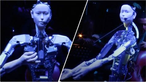 Giant Humanoid Robot Conducts Human Orchestra In Mildly Disturbing