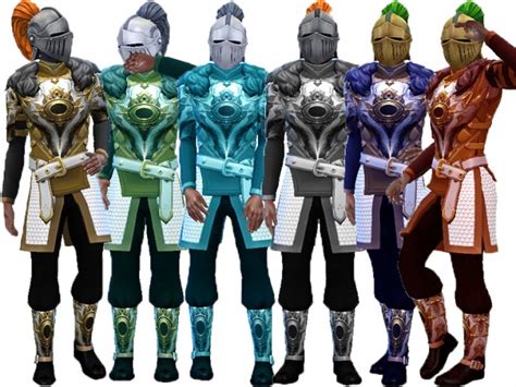 Sims 4 Cc Female Knight Armor Costume Set Simfileshar
