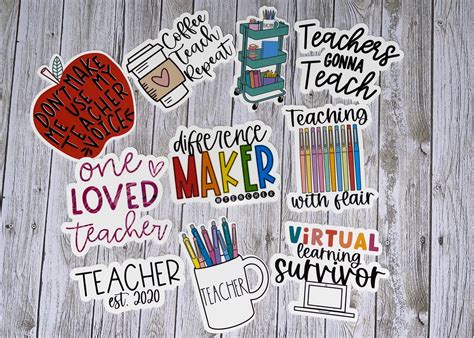 Teacher Stickers Vol 3 Png Printable Stickers 1334520 Stickers
