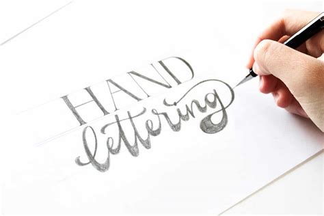 How To Start Hand Lettering Simple Beginners Guide By Heidi Grace