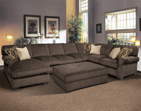 Grand Island Oversized Cocktail Ottoman for Sectional Sofa by Fairmont
