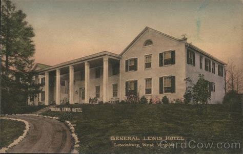 General Lewis Hotel Lewisburg Wv Postcard