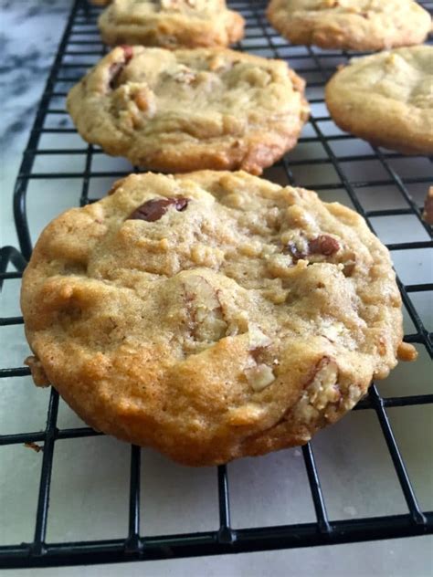 Found your pecan browned butter cookie recipe yesterday and made them right away. Easy Butter Pecan Cookies Recipe | gritsandpinecones.com