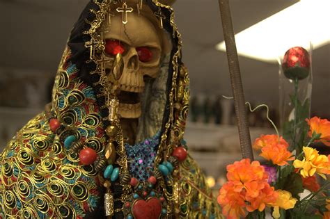 If your username or email address exist in our database, you will receive instructions how to reset your password. Santa Muerte Statue in the Botanica of Templo Santa Muerte ...