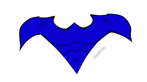 Nightwing Logo By Fromneptun Nightwing Fan Art Gotham