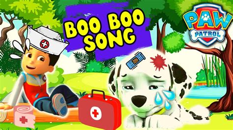 Paw Patrol Boo Boo Song Nursery Rhymes Patrulha Canina 🐶🐕 Youtube
