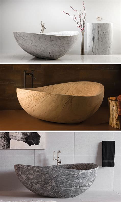 8 Stunning Examples Of Bathtubs Made From Solid Stone