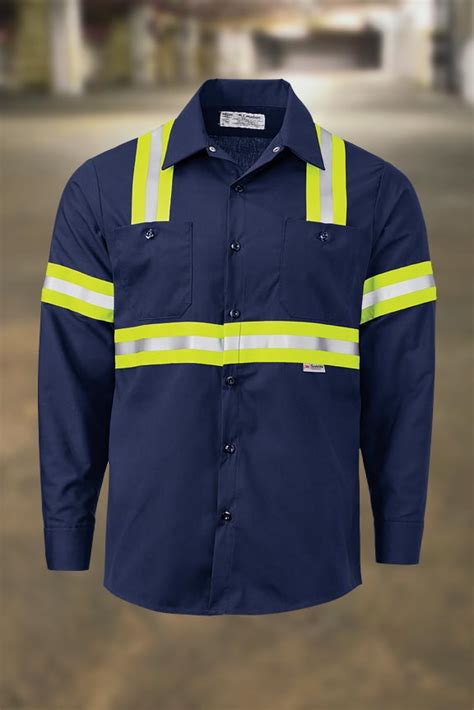 Hi Visibility And Enhanced Visibility Work Shirts Canadian Linen
