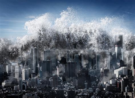 Natural Disaster Tsunami Stock Photo Image Of Water 46486814