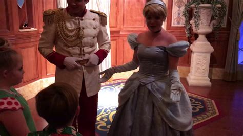 Meeting Cinderella And Prince Charming Youtube