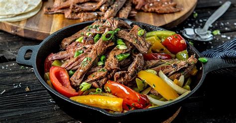 Sizzling Fajitas With Grilled Skirt Steak Recipe Traeger Grills