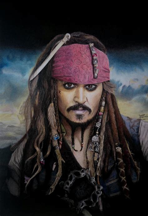 Jack Sparrow Drawing By Jakubqaazadamski On Deviantart