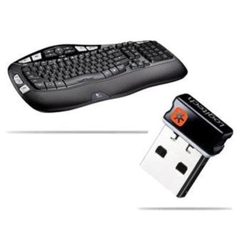 Logitech K350 Wireless Keyboard Usb Unifying Receiver Black