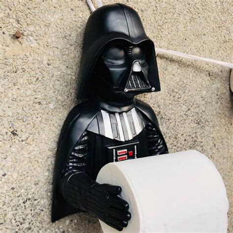 Darth Vader Toilet Paper Holder Tissue Bathroom Decor Star Etsy