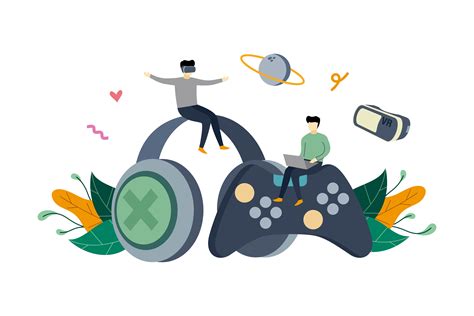 Video Games Flat Design Illustration Grafik Von Lartestudio · Creative