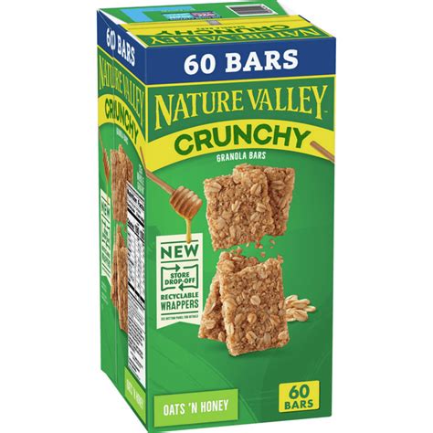 Nature Valley Crunchy Oats N Honey Granola Bars 30 Count