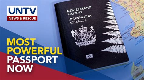 New Zealand Passport Currently The Most Powerful In The World Youtube