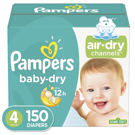 Buy Pampers Baby Dry Extra Protection Diapers Size 4 150 Ct Online At
