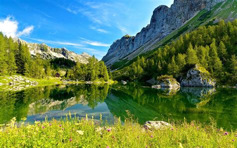 Lake Triglav Slovenia Wallpaper Nature And Landscape Wallpaper Better