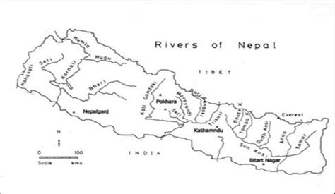 2 The Major River Systems Of Nepal Download Scientific Diagram