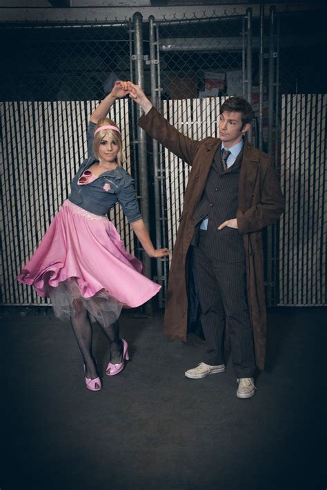 the doctor and rose cosplay toooooo cute costume halloween couples halloween trendy