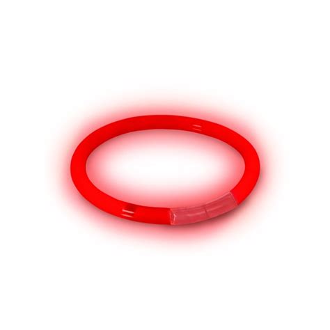 Red 8 Glow 5 Mm Bracelets