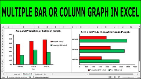 How To Make Multiple Bar And Column Graph In Excel Multiple Bar And Column Chart Formatting