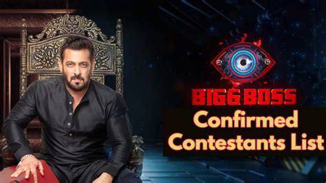 Bigg Boss 16 Contestants List With Photos Know All About 16