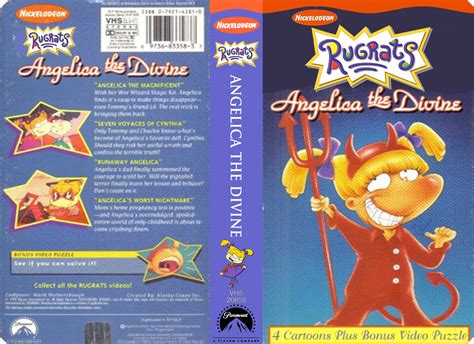 Nickelodeon Nick Rugrats Angelica The Divine Cartoons Vhs The Best