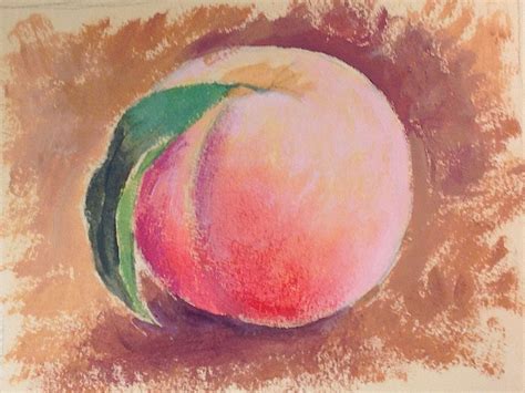 Learn To Paint This Peach In Acrylics As Part Of Carole Masseys Still