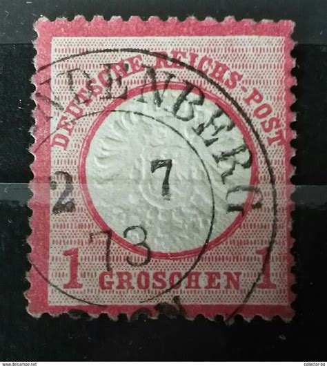 Ultra Rare 1 Groschen Deutsche Reichs Post Germany Empire 271873 Mint