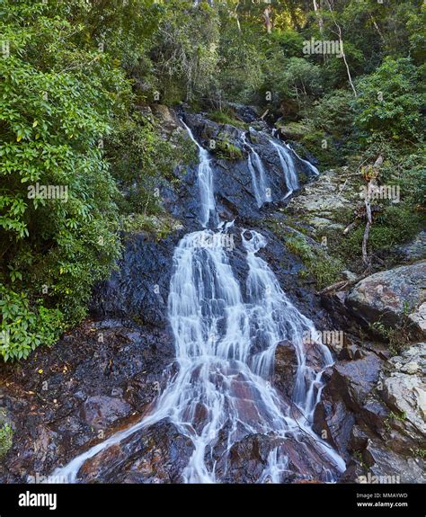 Waterfall With Small Amount Of Water Hi Res Stock Photography And