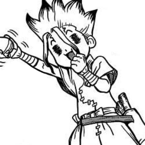 Ishigami Senku Manga Icon Anime Character Drawing Dr Stone Character Drawing