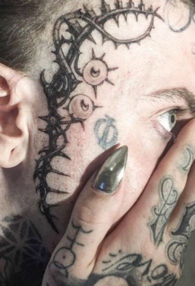 Ghostmane Tatoos Pin By Ghoste On Ghostemane Experisets