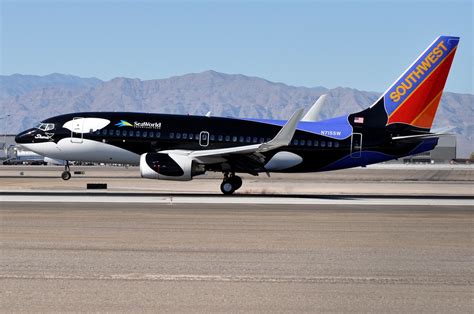 Southwest Airlines Swa Boeing 737 700 N715sw Shamu Flickr