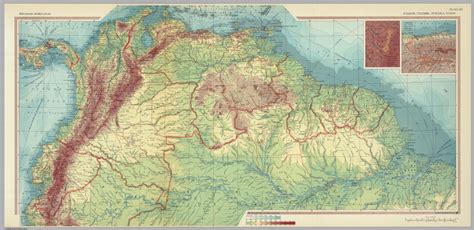 Ecuador Colombia Venezuela Guiana Pergamon World Atlas David