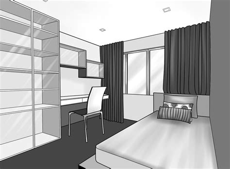 My 2d Interior Drawing By Yuriko Kawasaki On Deviantart