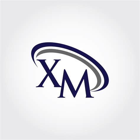 Monogram Xm Logo Design By Vectorseller Thehungryjpeg