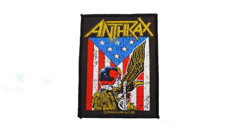 Parche Anthrax Judge Dredd Steamretro