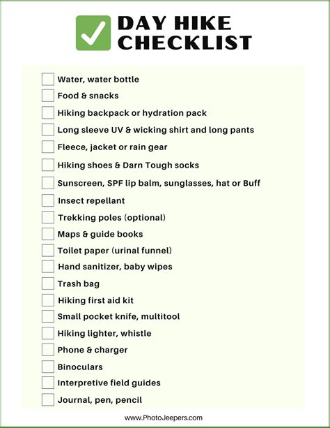What To Bring On A Hike The Ultimate Day Hike Packing List Hiking