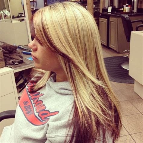 Cool Blonde Highlights With Red All Underneath ♛ нαιя